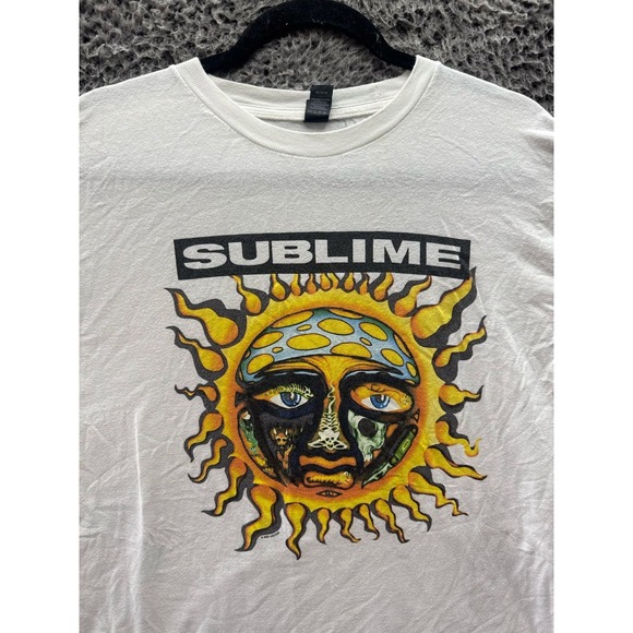 Sublime Sun 2006 Graphic Logo‎ Pre-Shrunk Short Sleeve T-Shirt White Mens Size L - Picture 3 of 12